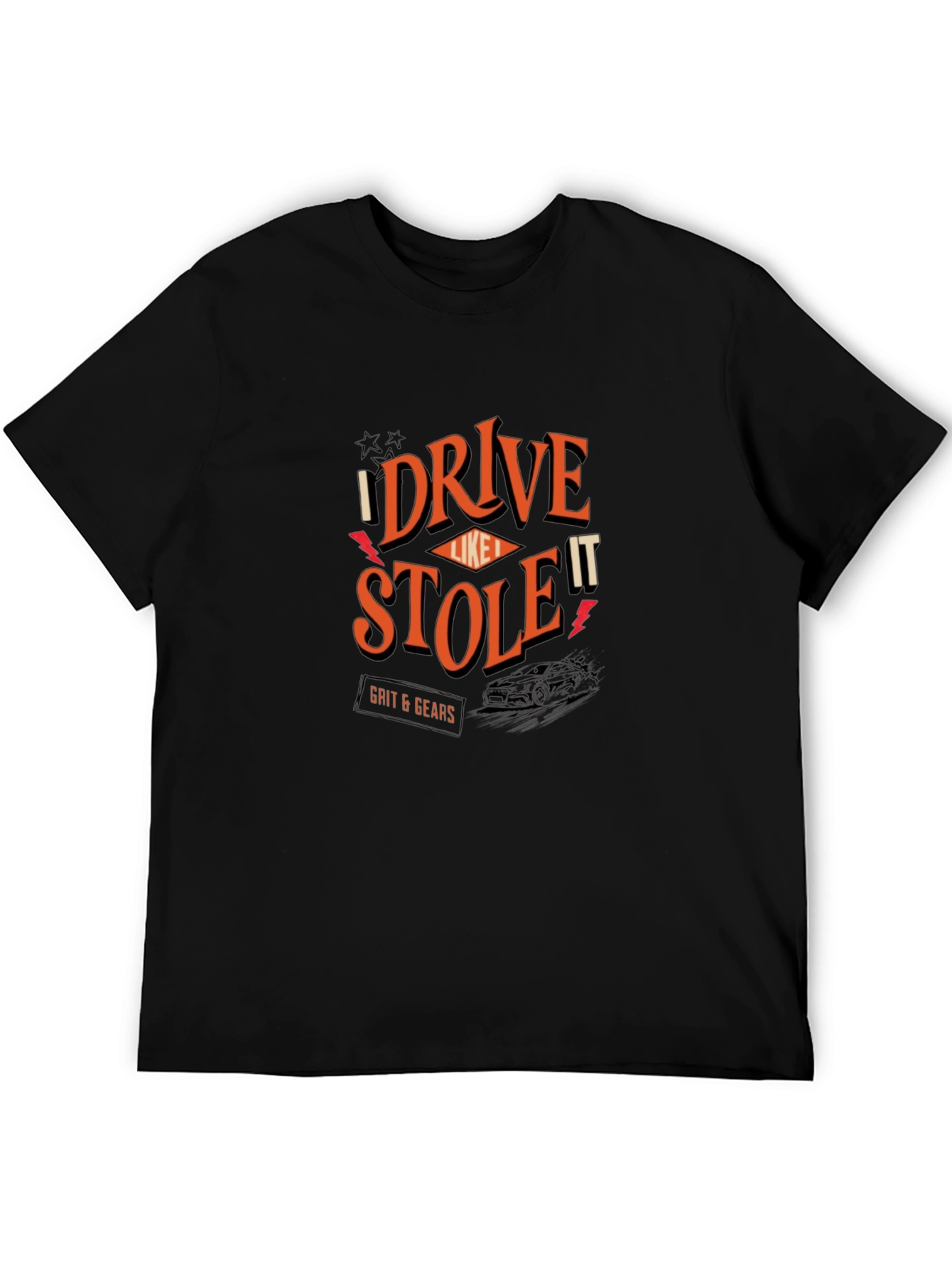 I Drive It Like I Stole It Mens Black T-Shirt