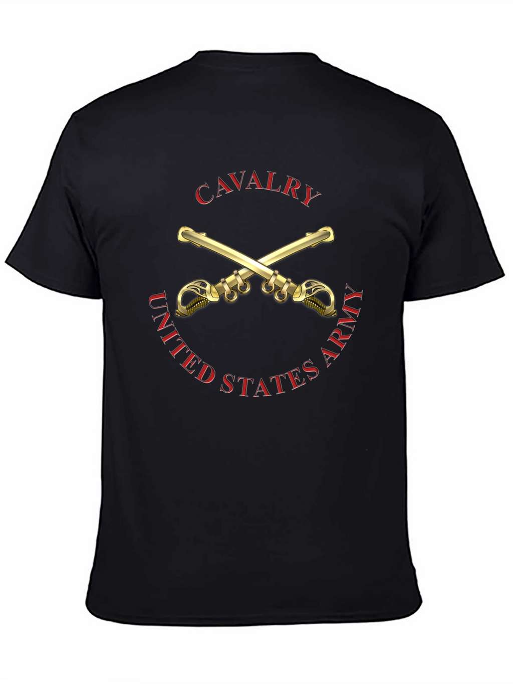 Cavalry United States Army Black T-Shirt