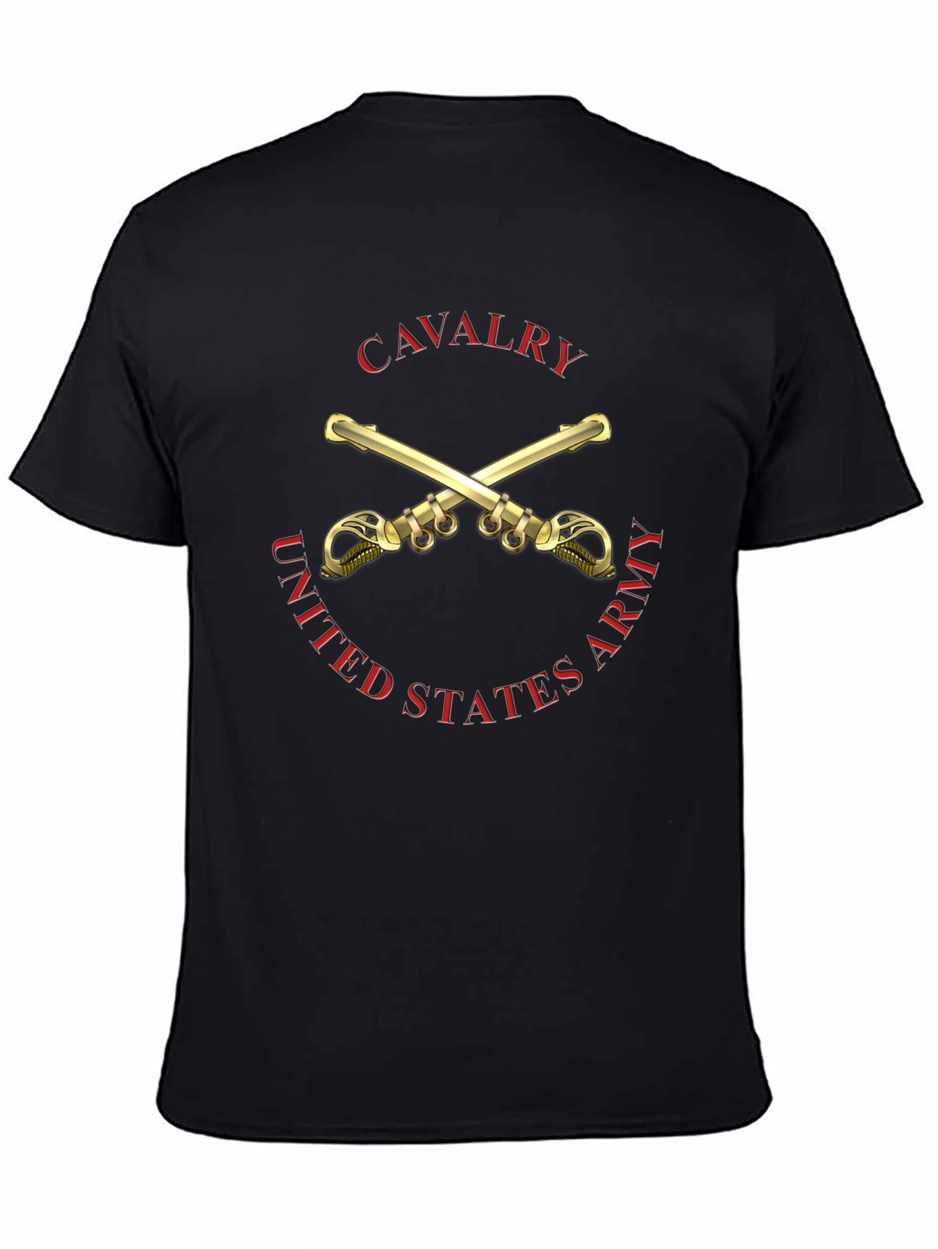 Cavalry United States Army Black T-Shirt
