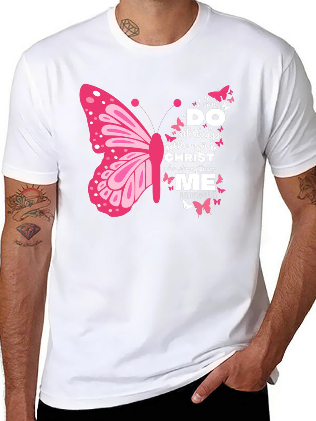 Inspirational Butterfly Christian T-Shirt