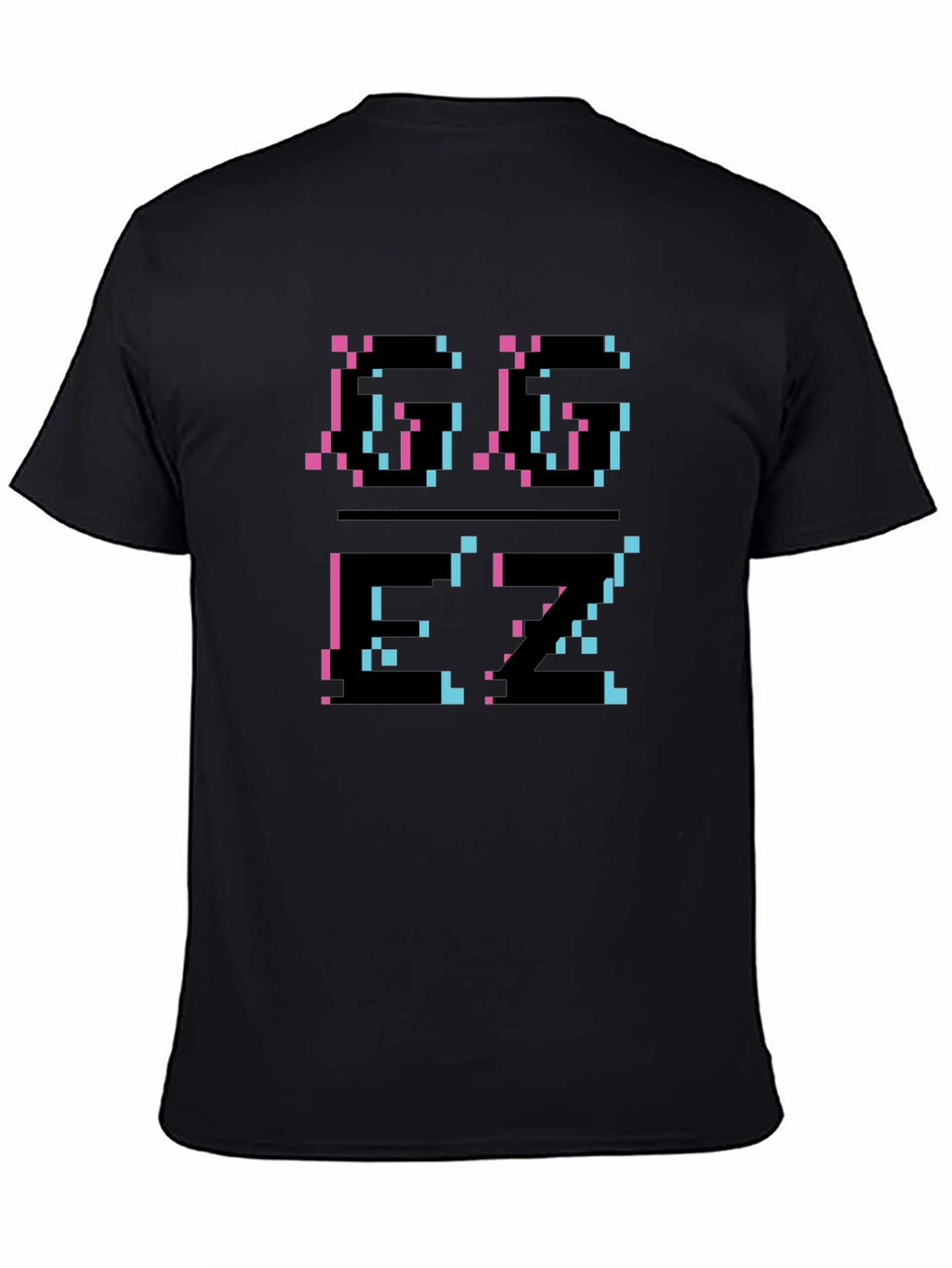 Pixel Glitch T-Shirt - Black Graphic Tee