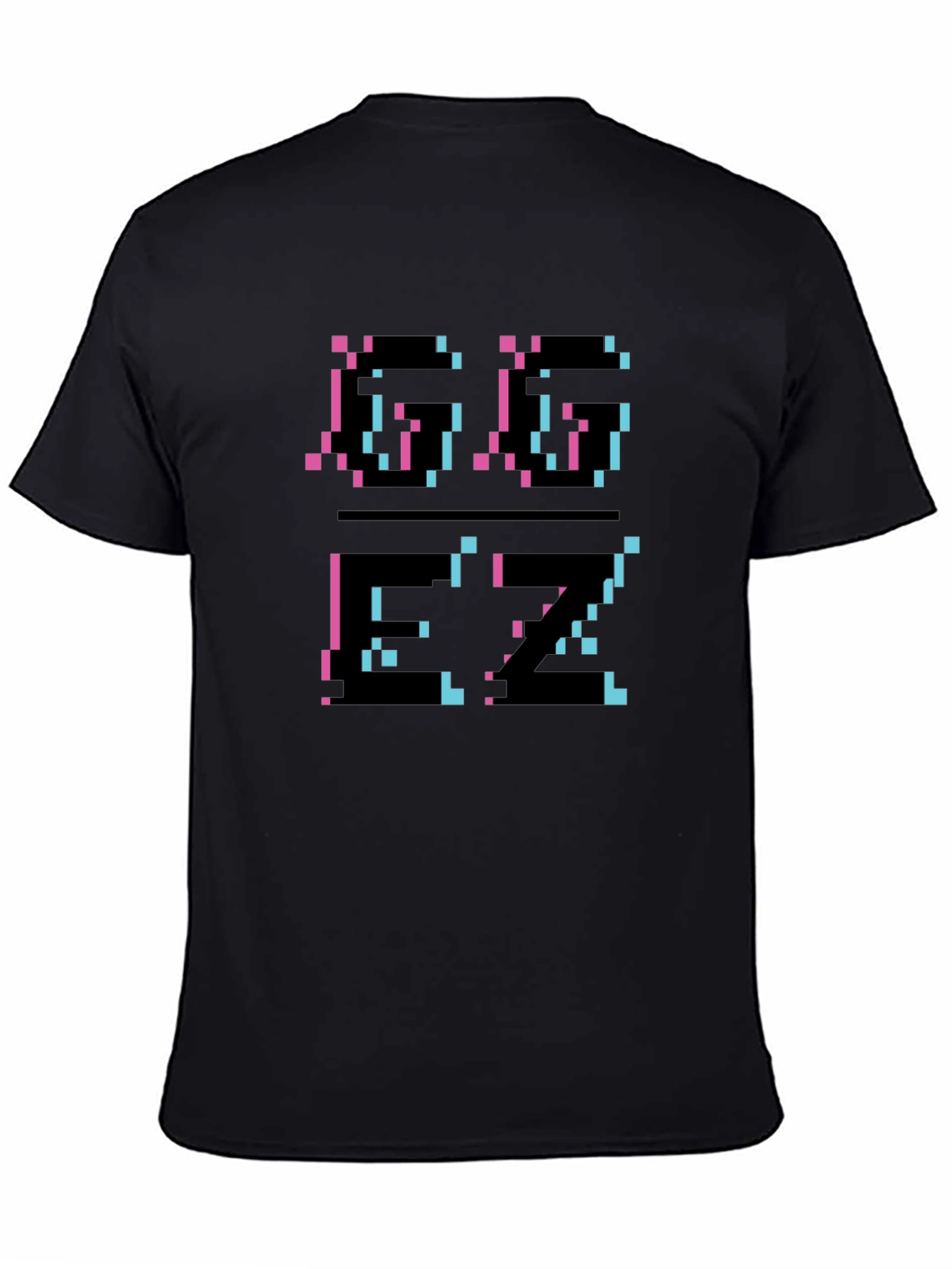 Pixel Glitch T-Shirt - Black Graphic Tee