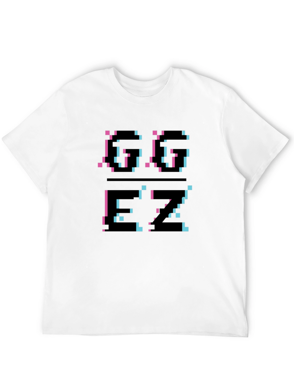 Pixel Glitch T-Shirt - Black Graphic Tee