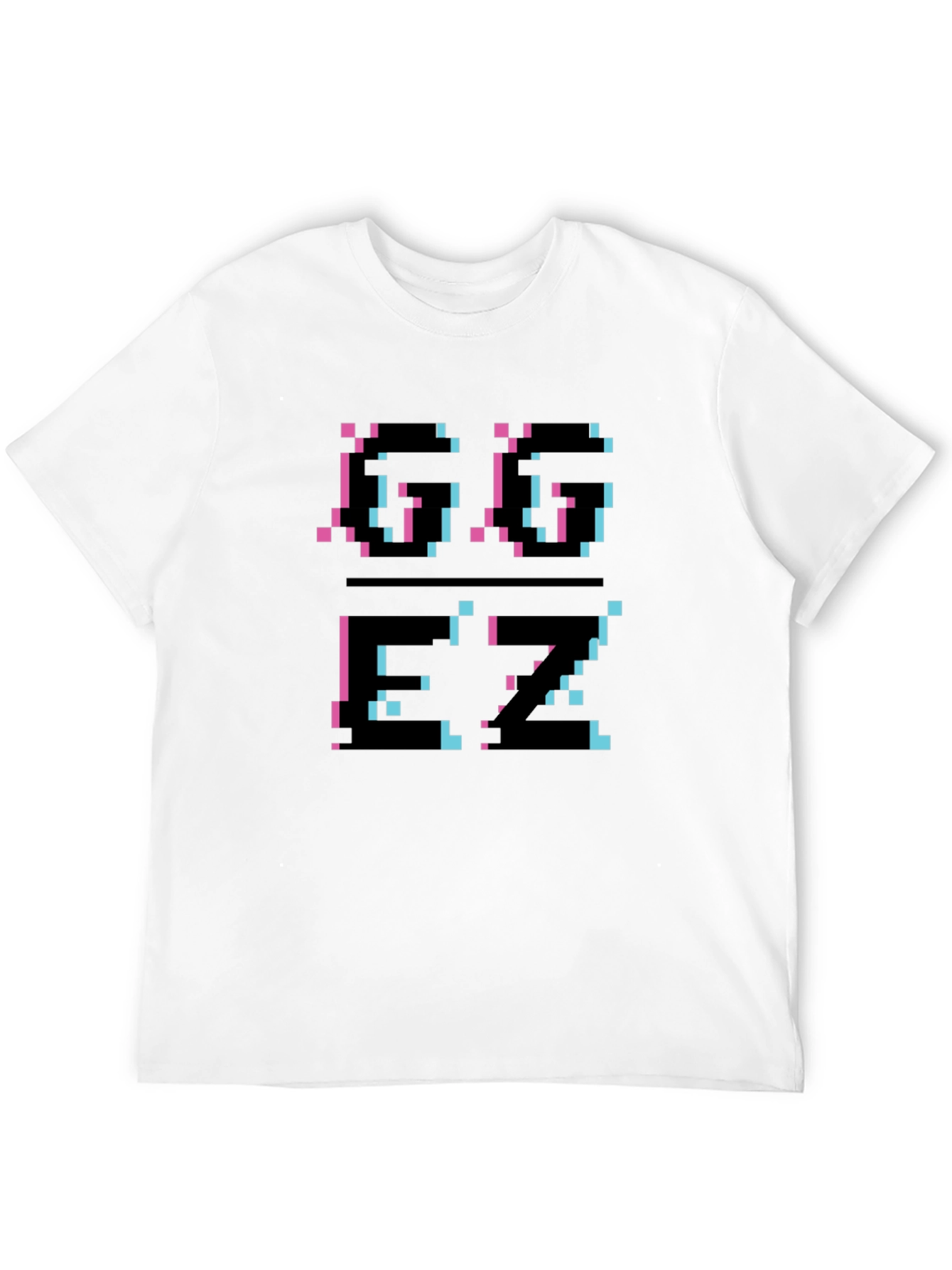 Pixel Glitch T-Shirt - Black Graphic Tee