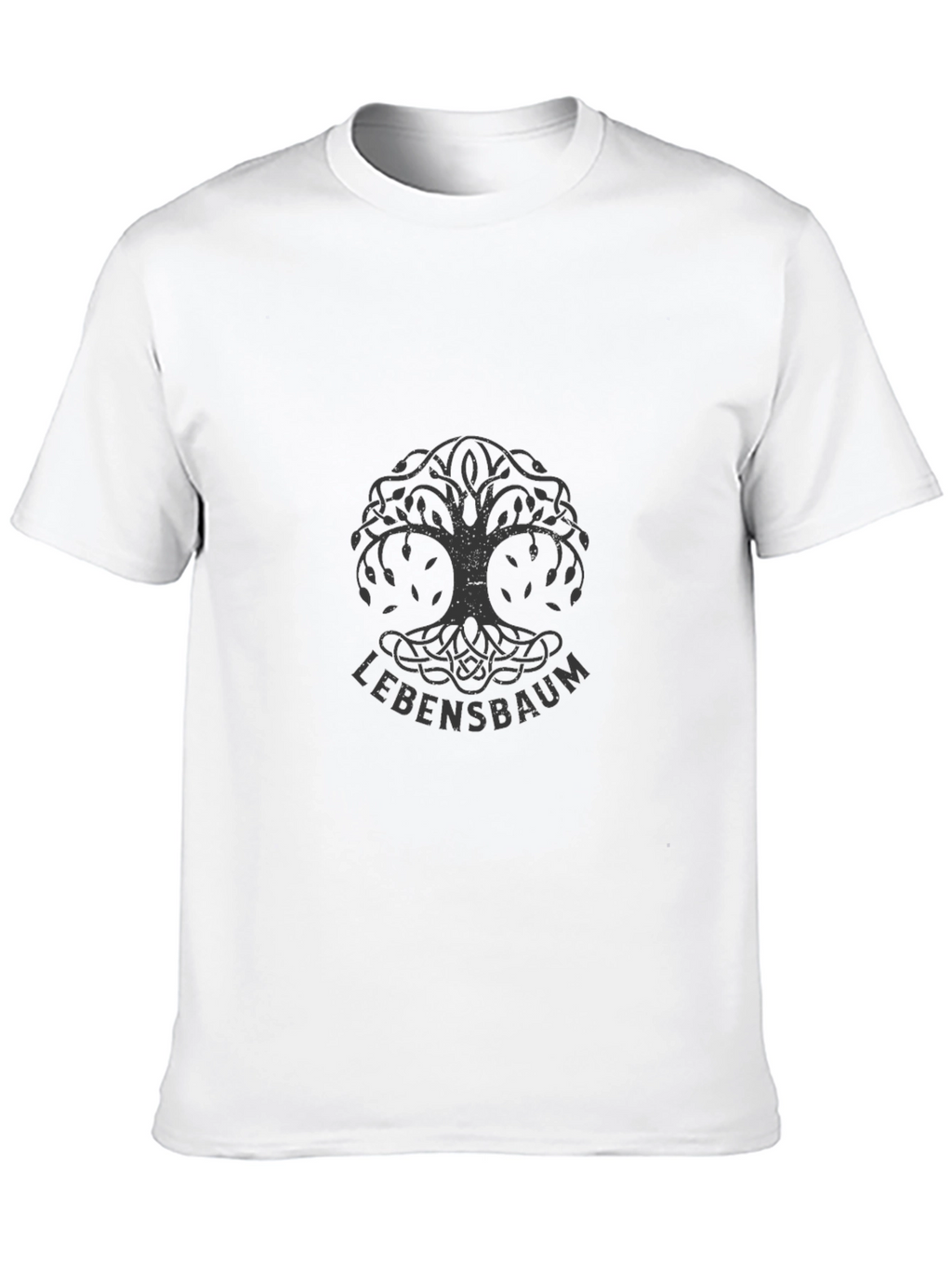 Lebensbaum Tree of Life Black T-Shirt