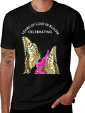 Years of Love in Bloom T-Shirt Butterfly Design
