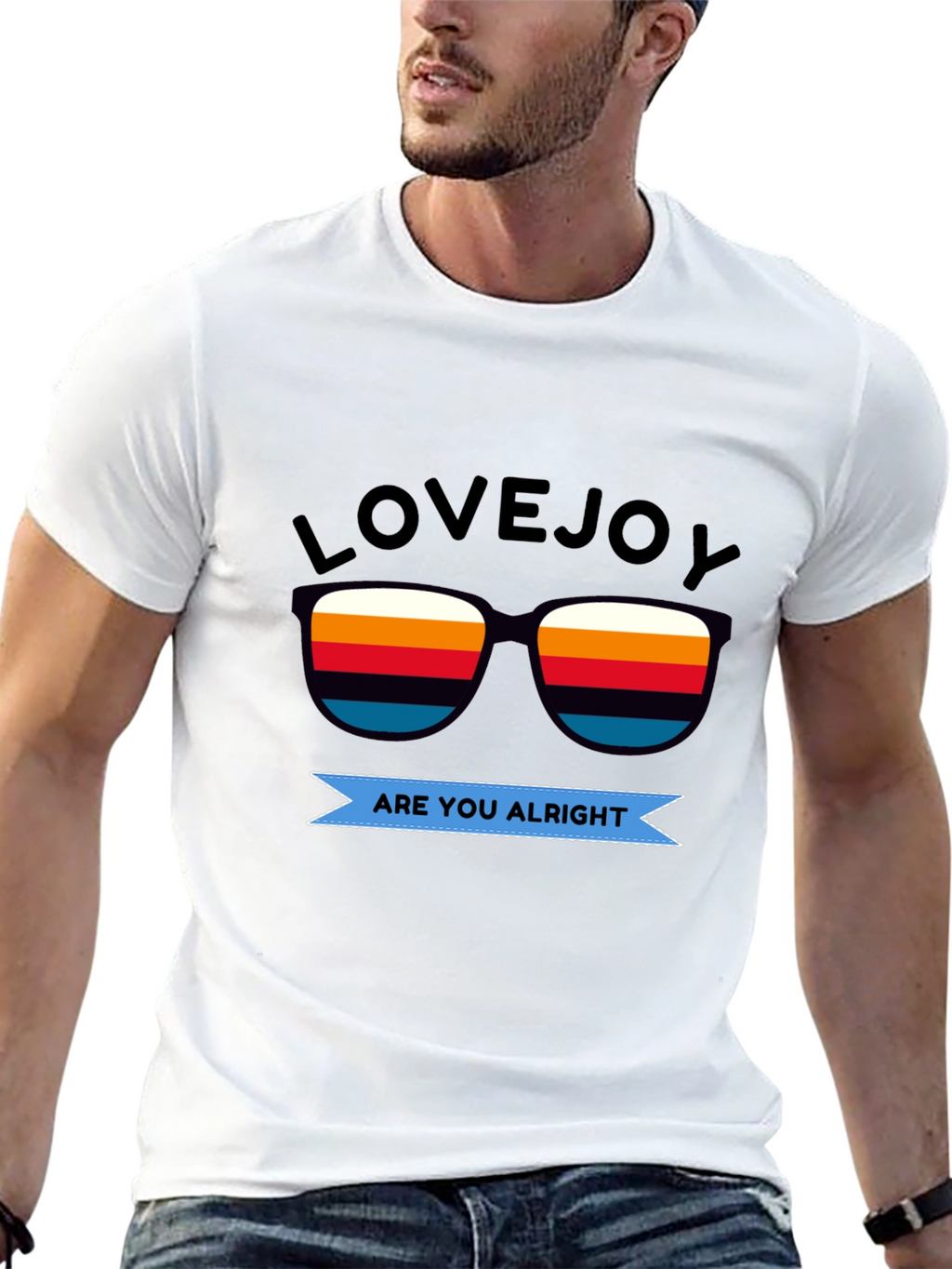 Lovejoy Are You Alright Black T-Shirt