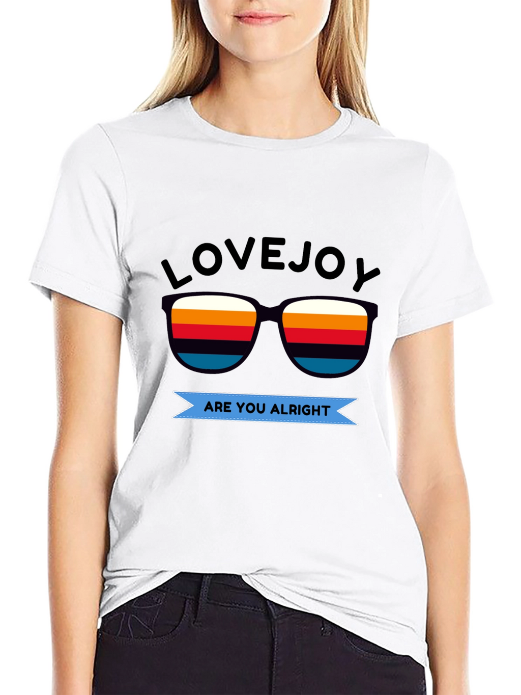 Lovejoy Are You Alright Black T-Shirt