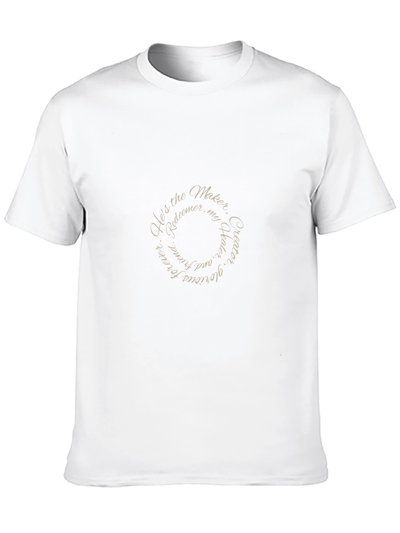 Hes the Maker Graphic Tee - Black