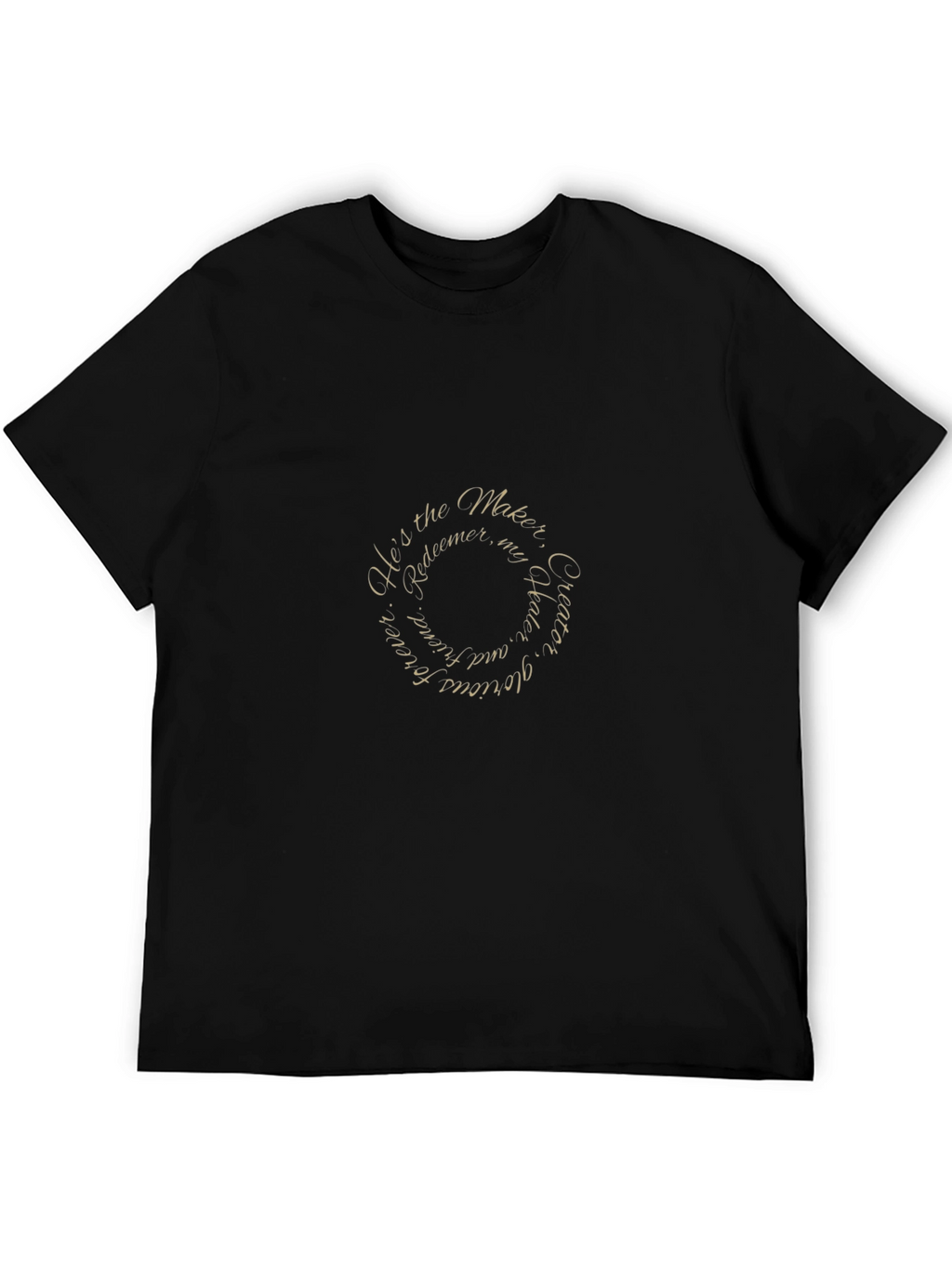 Hes the Maker Graphic Tee - Black