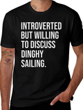 Introverted Dinghy Sailing T-Shirt