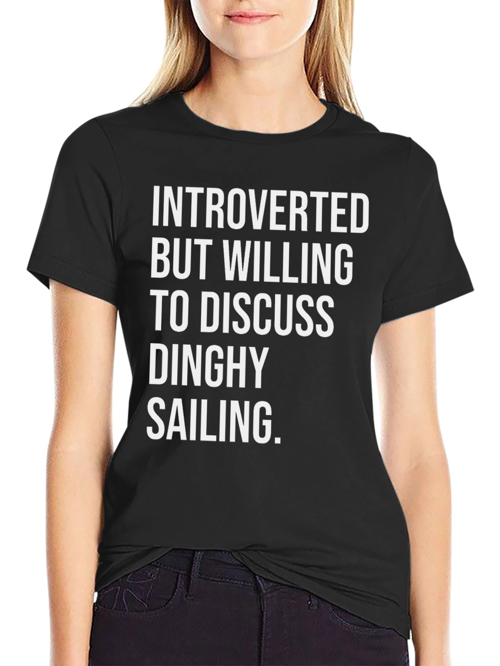 Introverted Dinghy Sailing T-Shirt