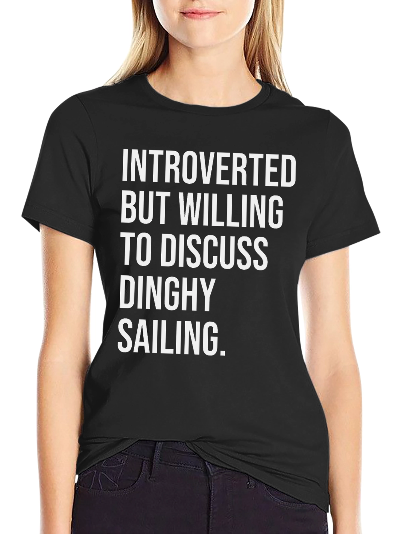 Introverted Dinghy Sailing T-Shirt