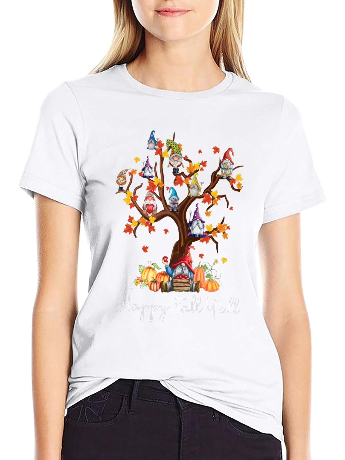 Fall Gnomes T-Shirt - Happy Fall Yall