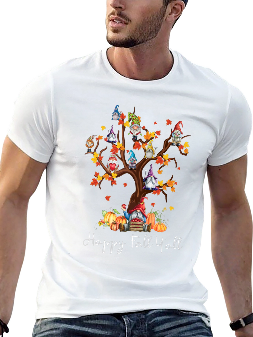 Fall Gnomes T-Shirt - Happy Fall Yall