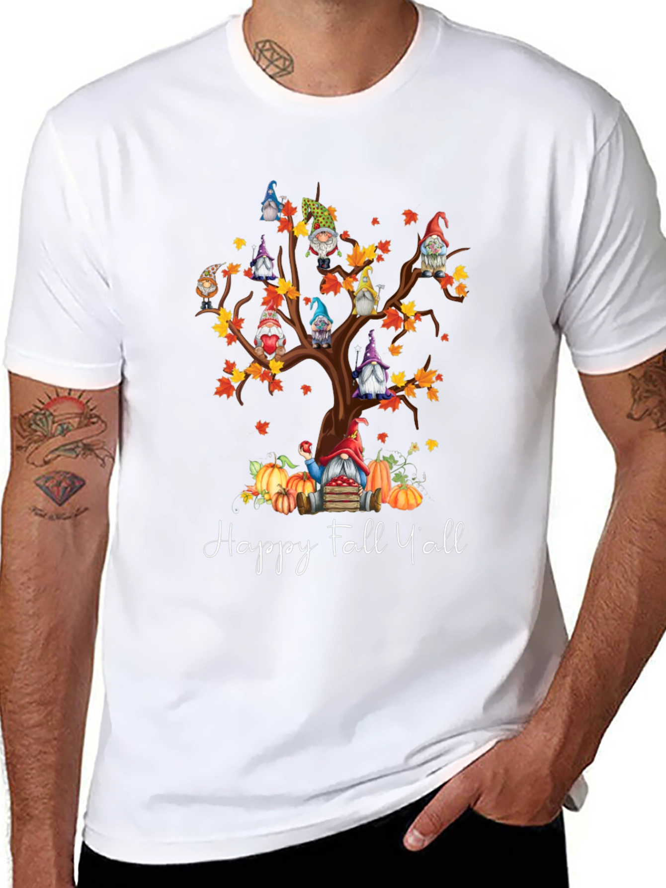 Fall Gnomes T-Shirt - Happy Fall Yall