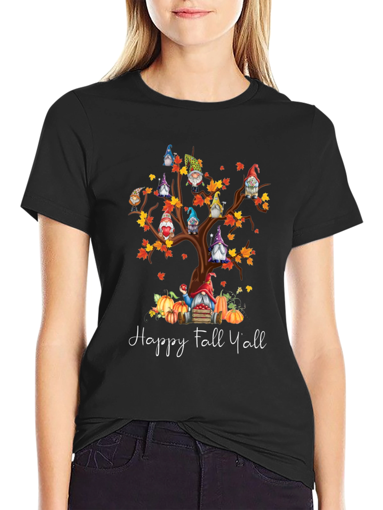 Fall Gnomes T-Shirt - Happy Fall Yall