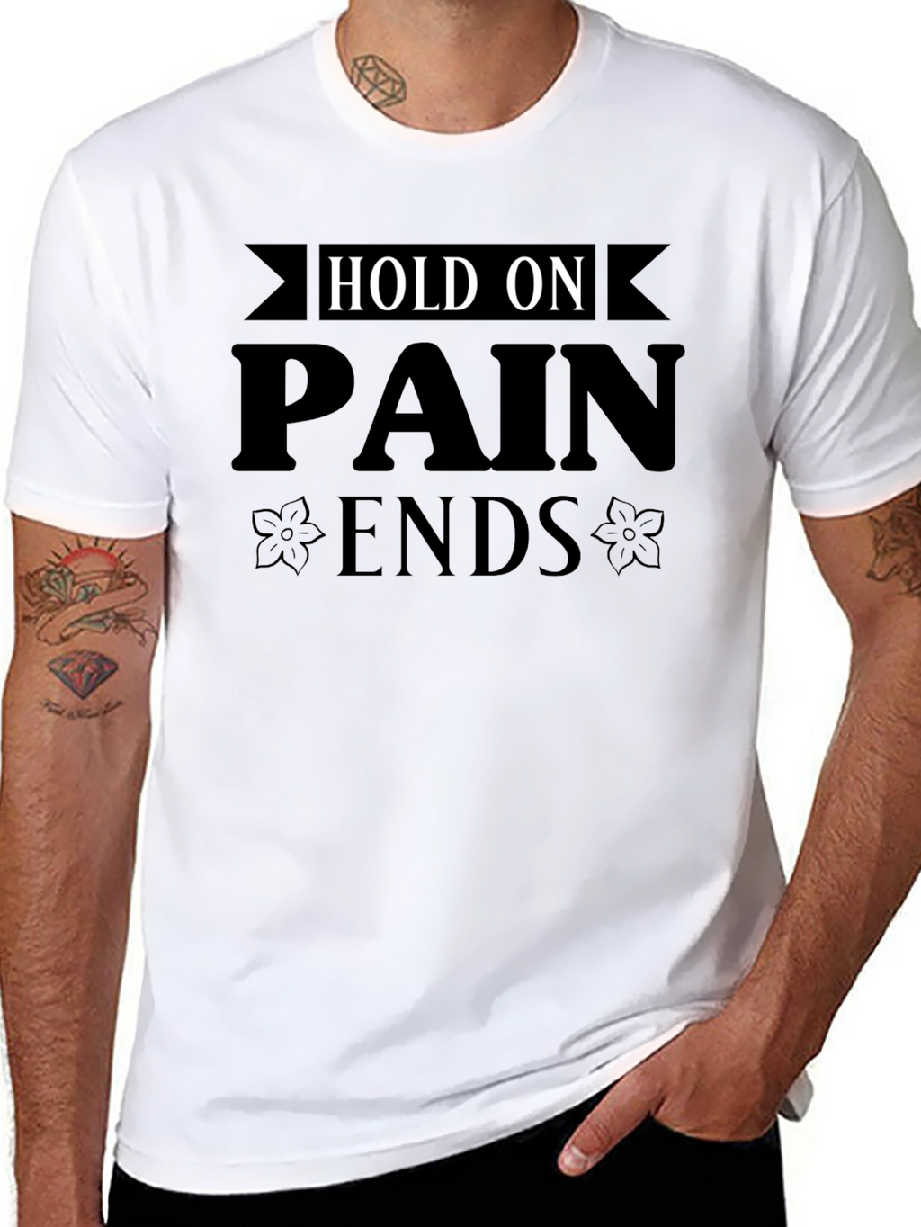 Hold On Pain Ends Graphic Tee