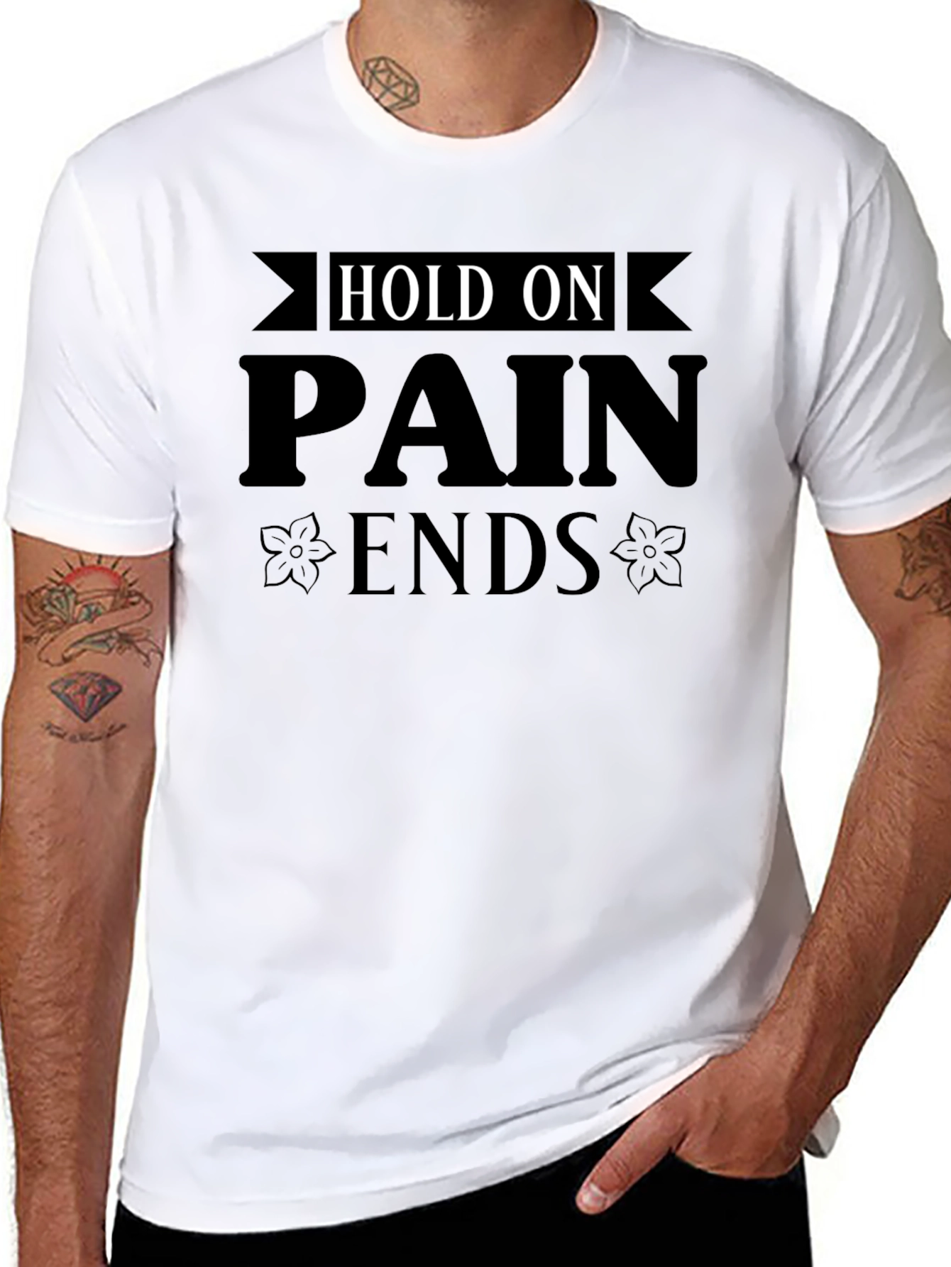 Hold On Pain Ends Graphic Tee