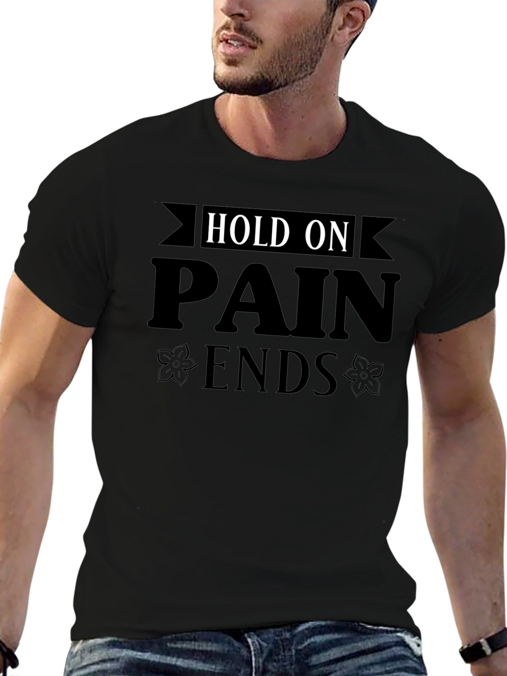Hold On Pain Ends Graphic Tee
