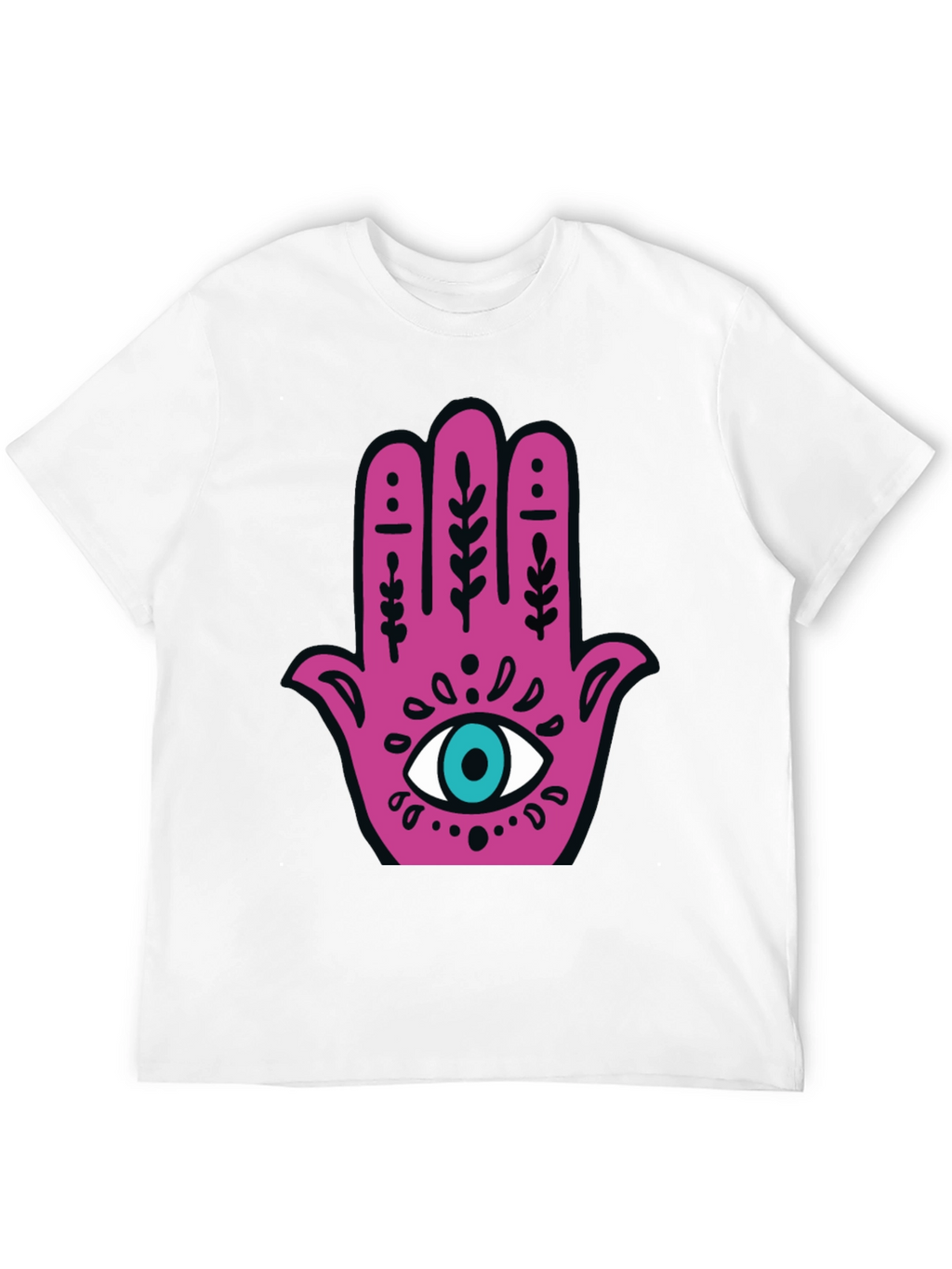 Hamsa Hand Graphic Tee - Lucky Eye Shirt