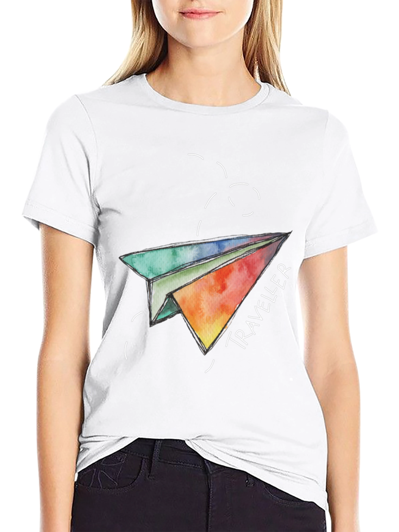 Traveler Paper Airplane Graphic Tee