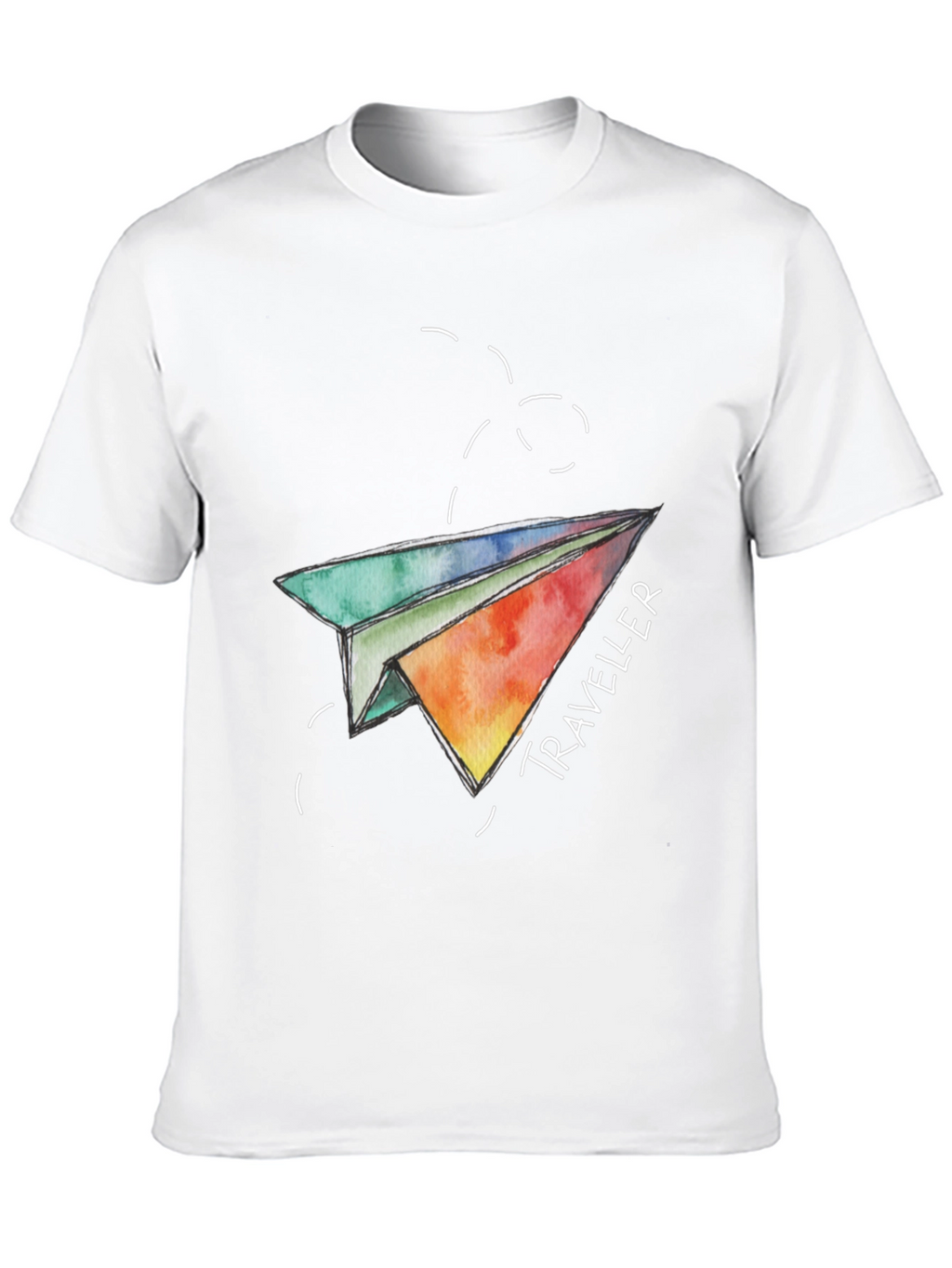 Traveler Paper Airplane Graphic Tee