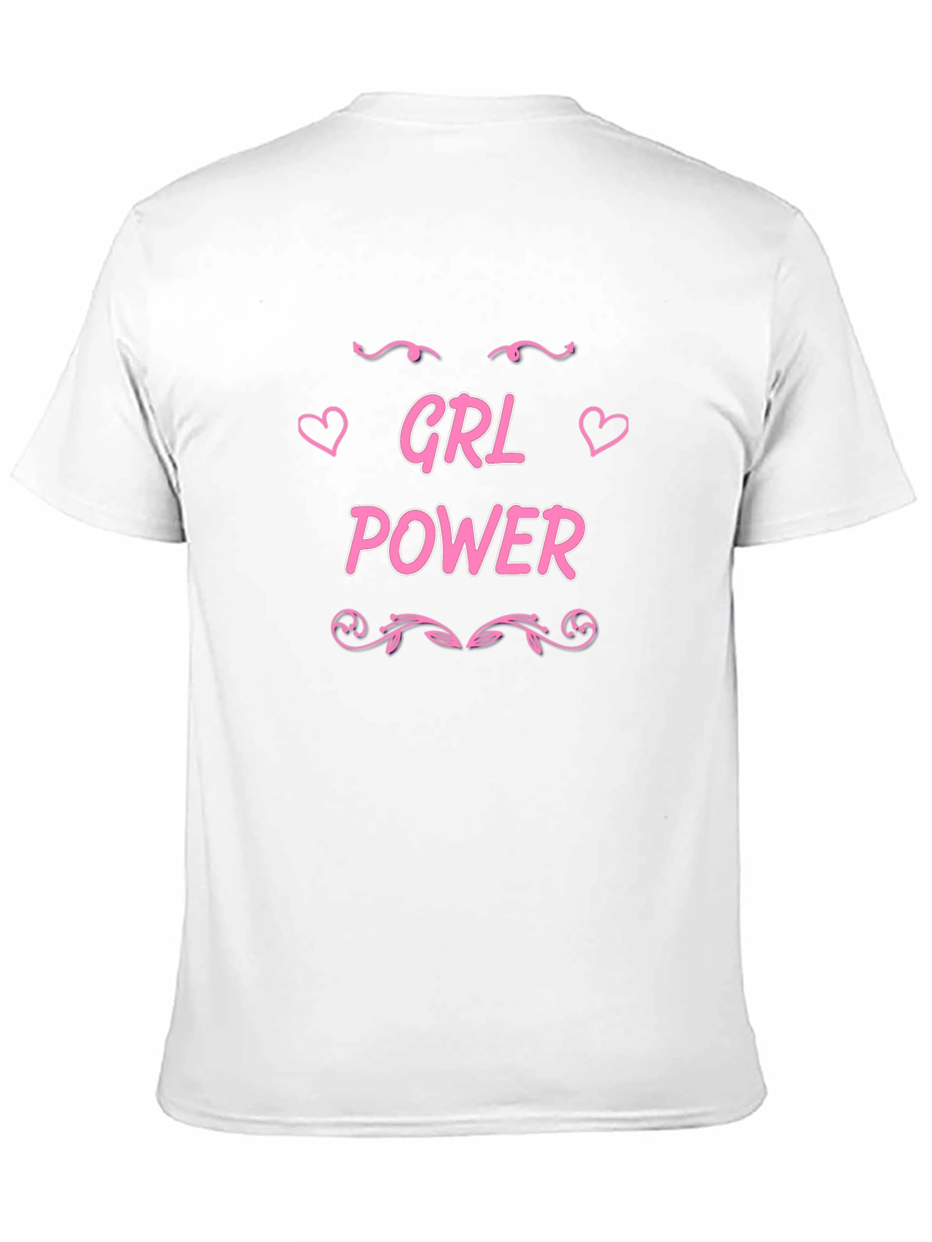 GRL Power T-Shirt - Pink Print