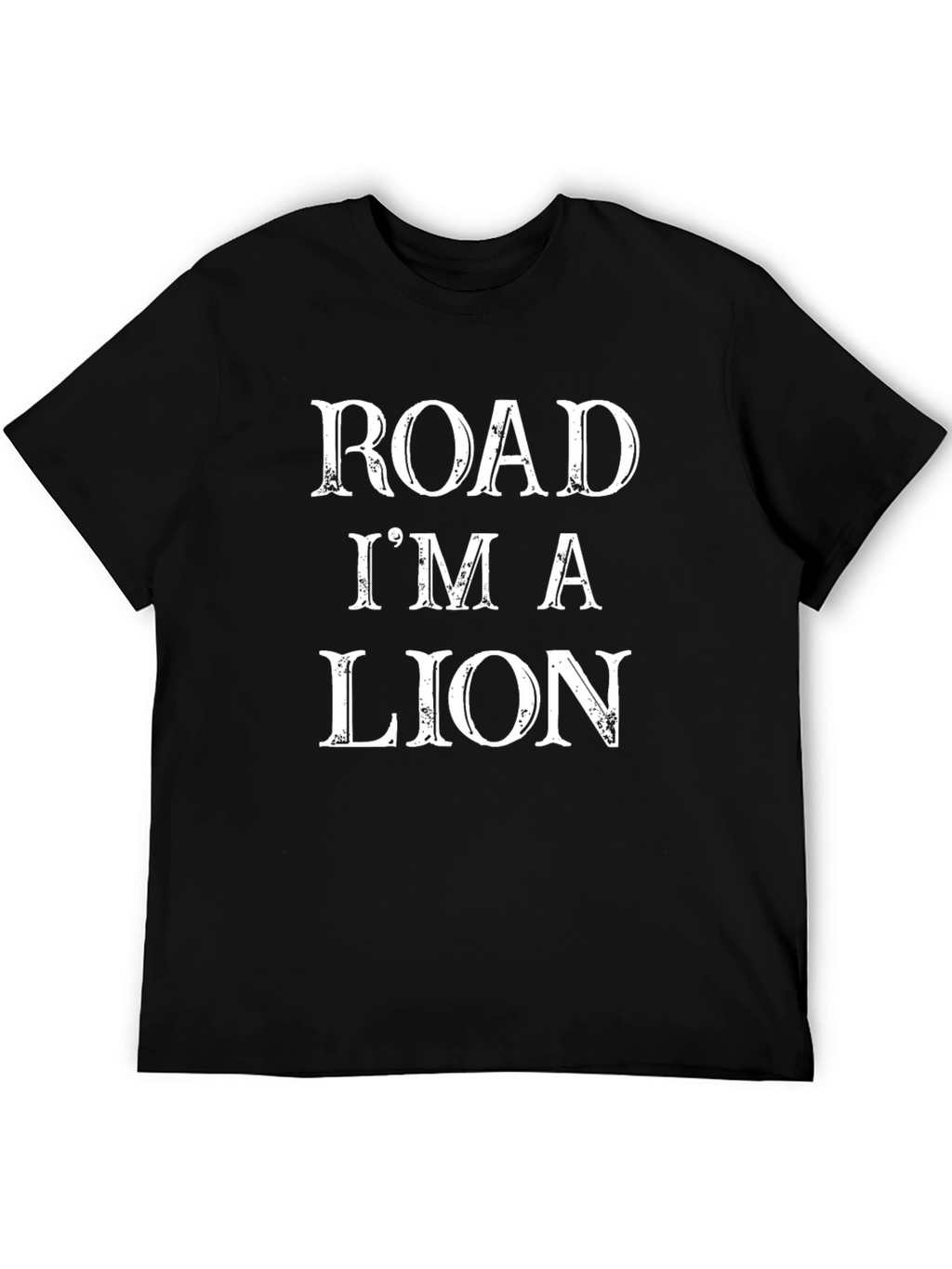 Road Im a Lion Graphic Tee - Black