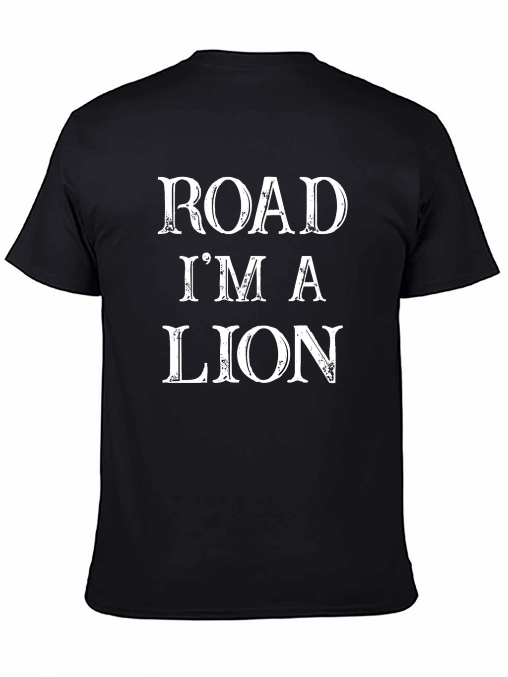 Road Im a Lion Graphic Tee - Black