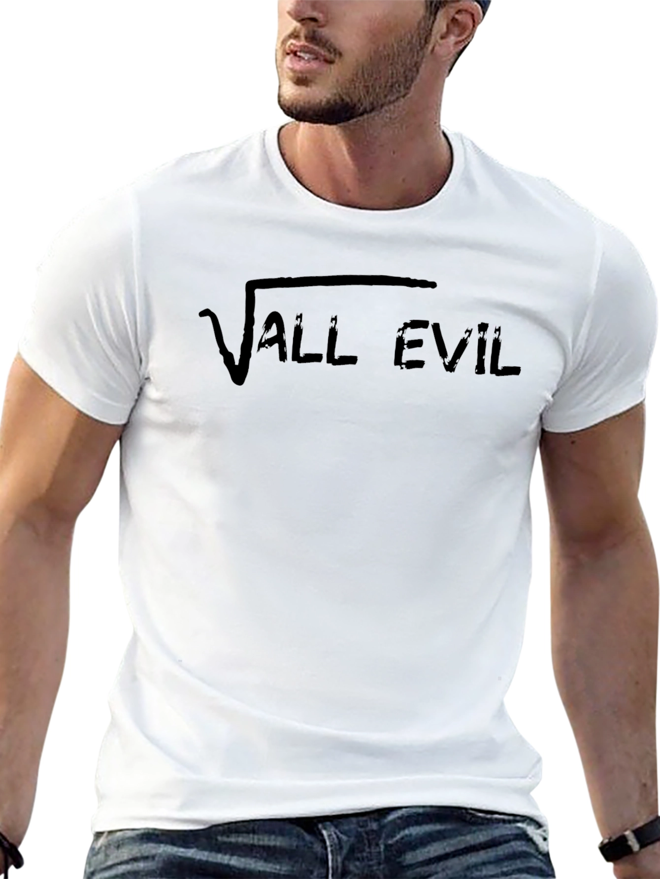√ All Evil T-Shirt - Funny Math Root Design