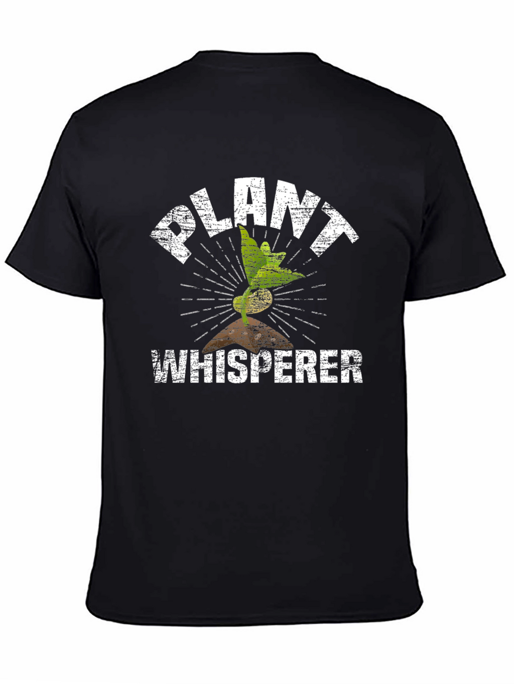 Plant Whisperer Graphic Tee - Black Cotton