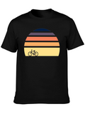 Retro Sunset Bicycle T-Shirt - Classic Design