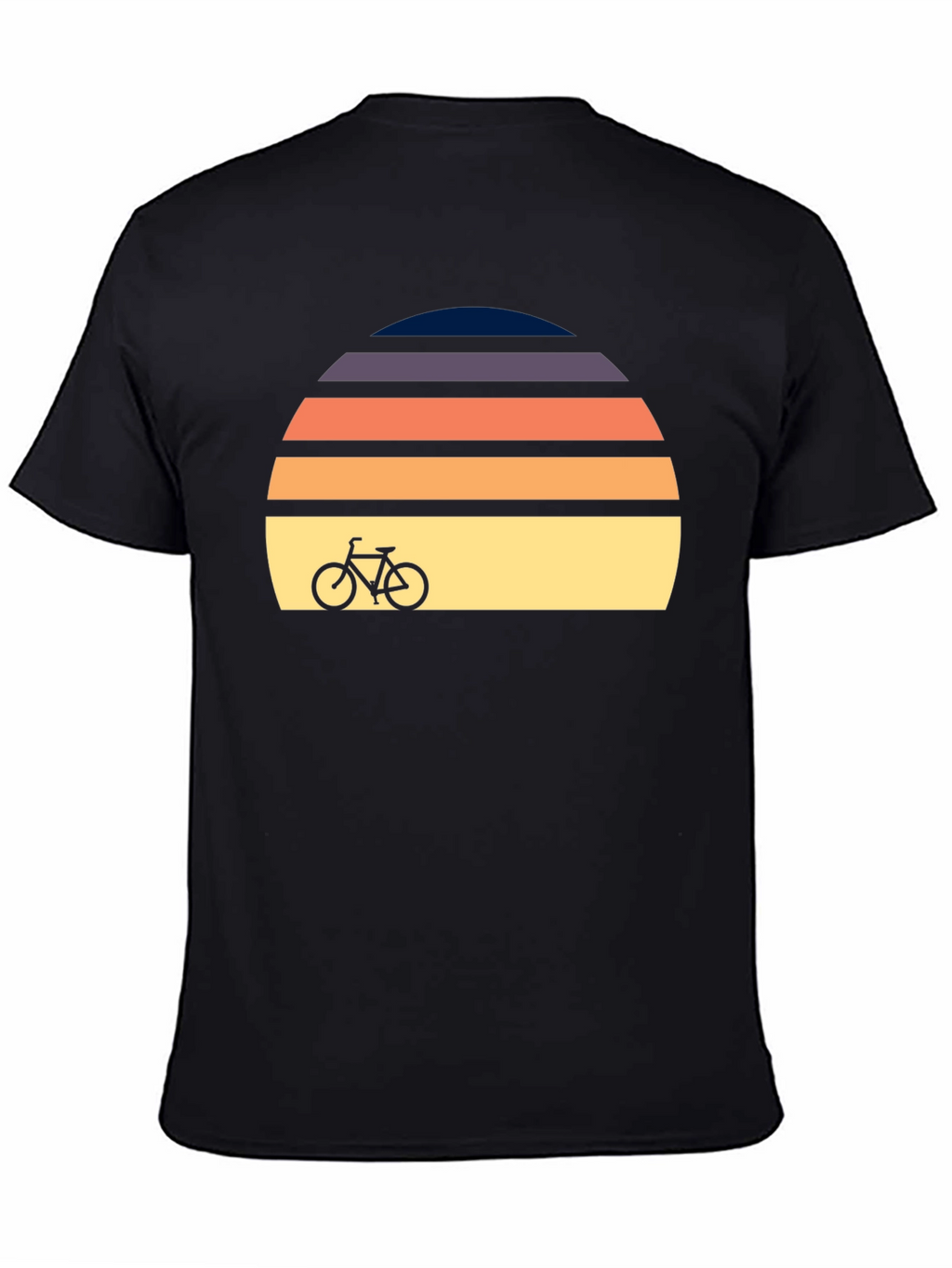Retro Sunset Bicycle T-Shirt - Classic Design