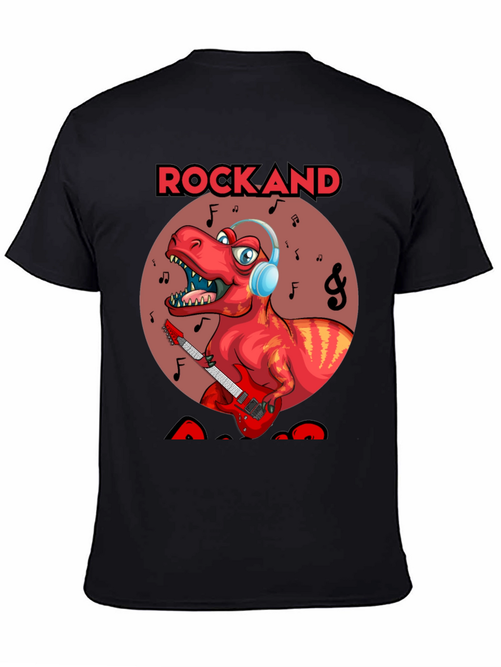 Rockand T-Rex Graphic Tee - Dinosaur Rocker