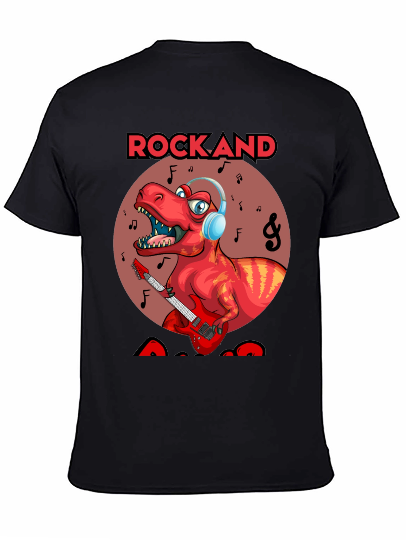 Rockand T-Rex Graphic Tee - Dinosaur Rocker