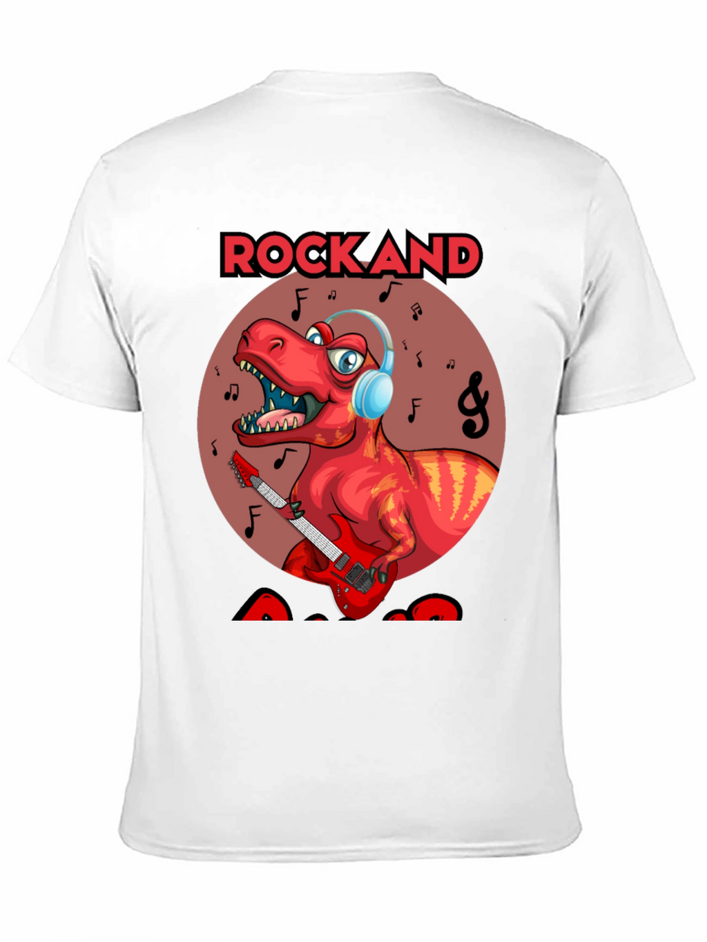 Rockand T-Rex Graphic Tee - Dinosaur Rocker