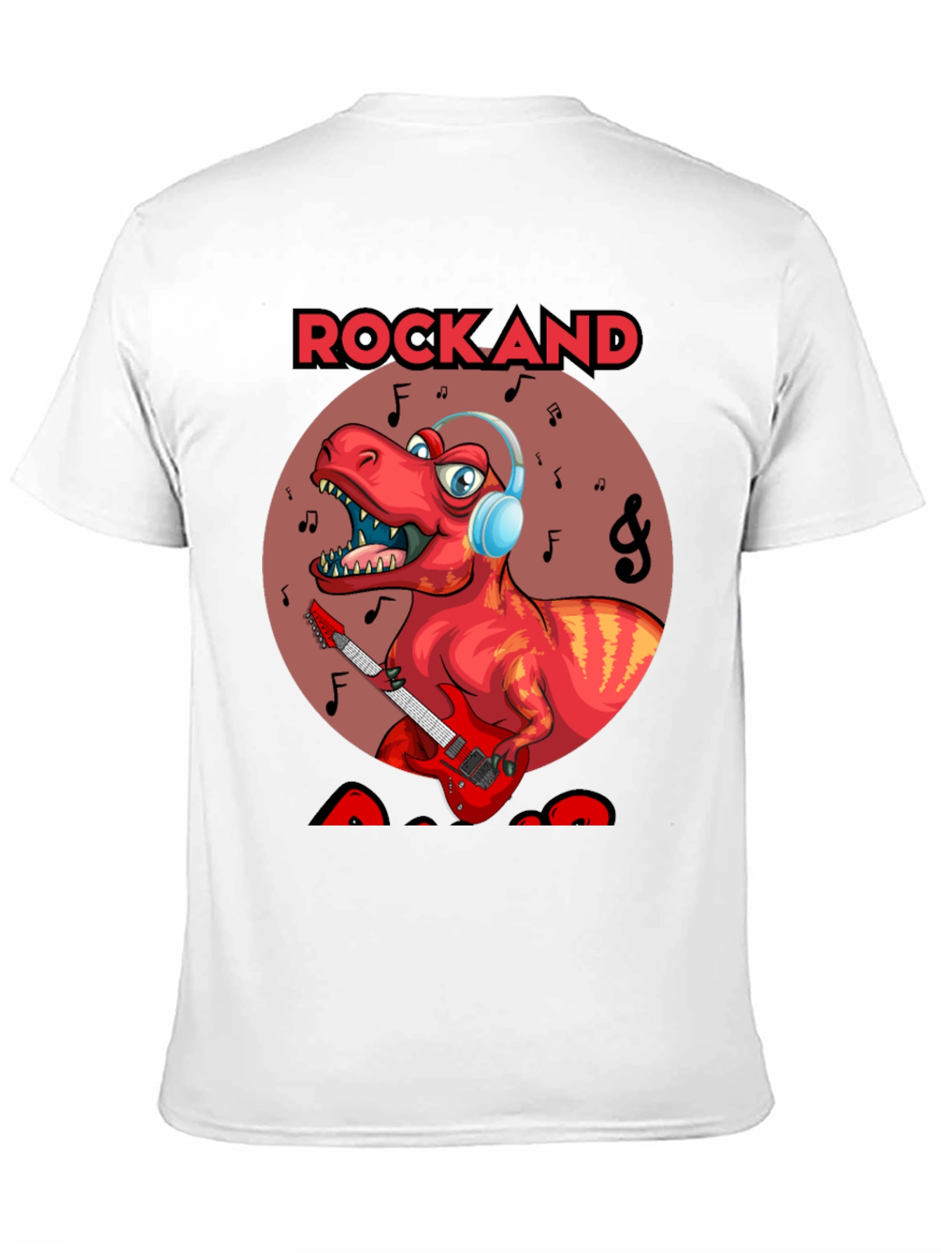 Rockand T-Rex Graphic Tee - Dinosaur Rocker