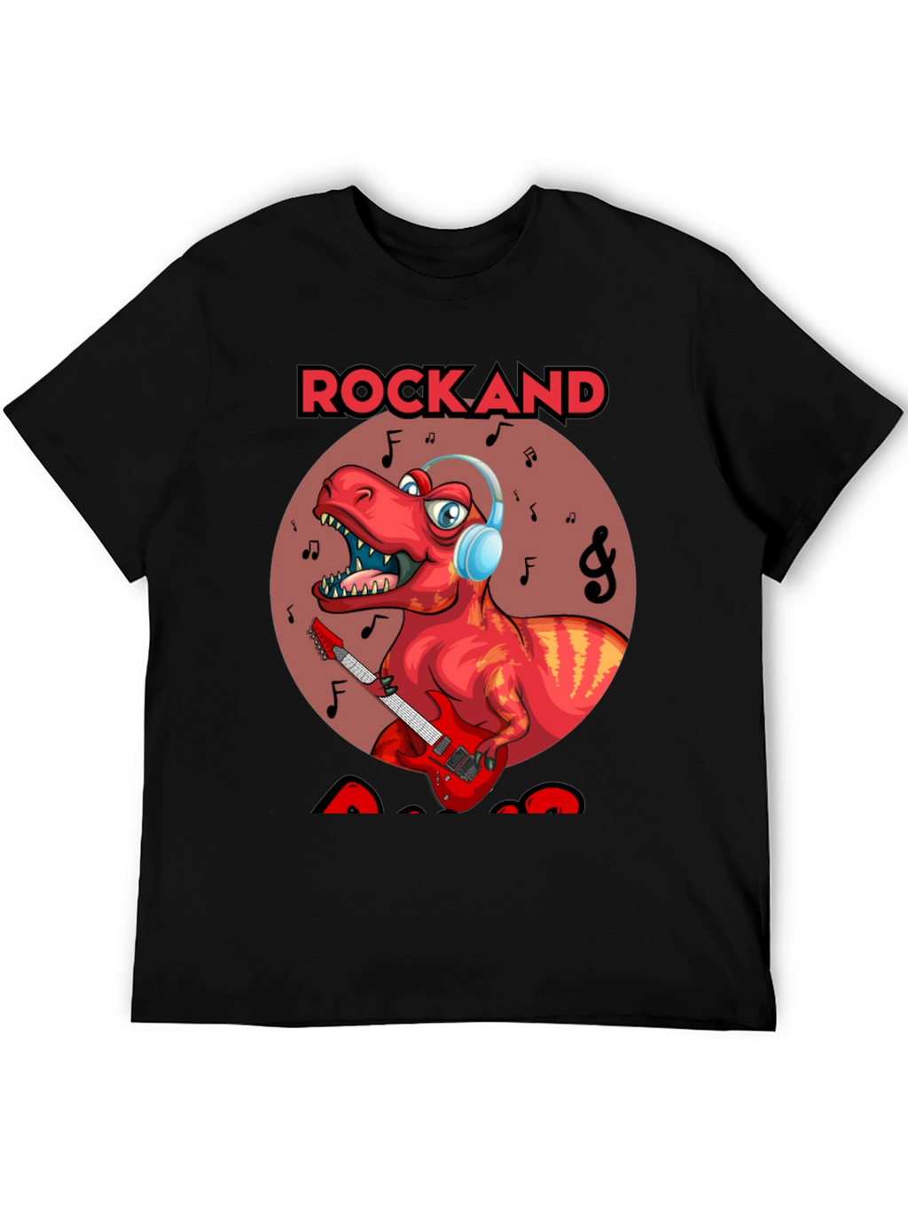 Rockand T-Rex Graphic Tee - Dinosaur Rocker