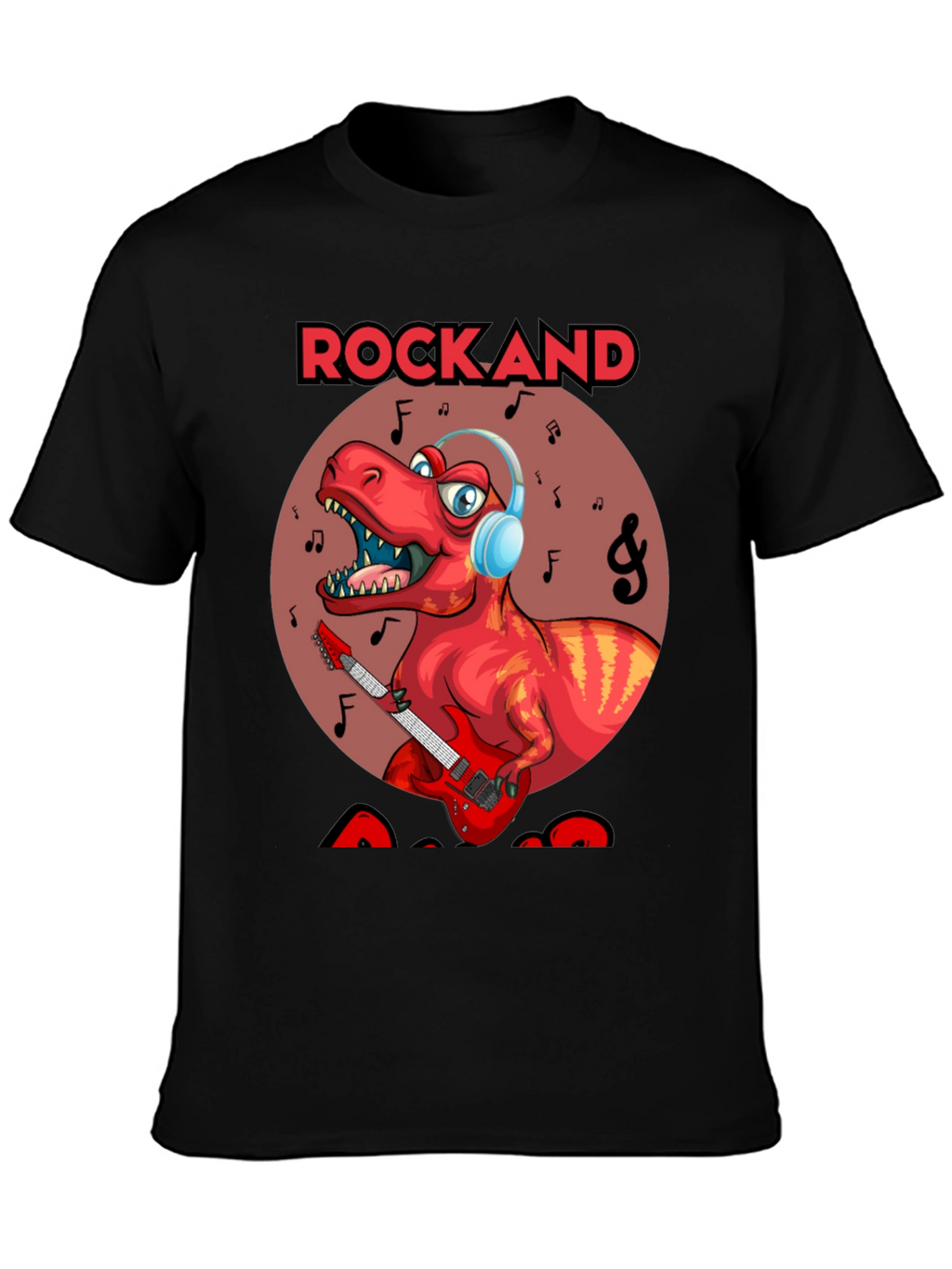 Rockand T-Rex Graphic Tee - Dinosaur Rocker
