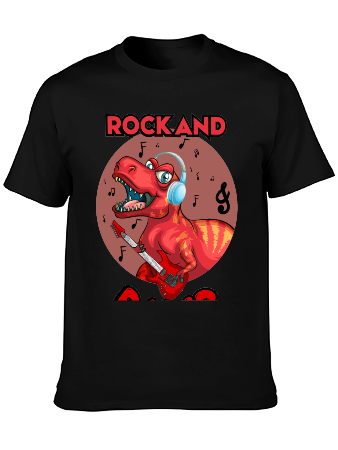 Rockand T-Rex Graphic Tee - Dinosaur Rocker
