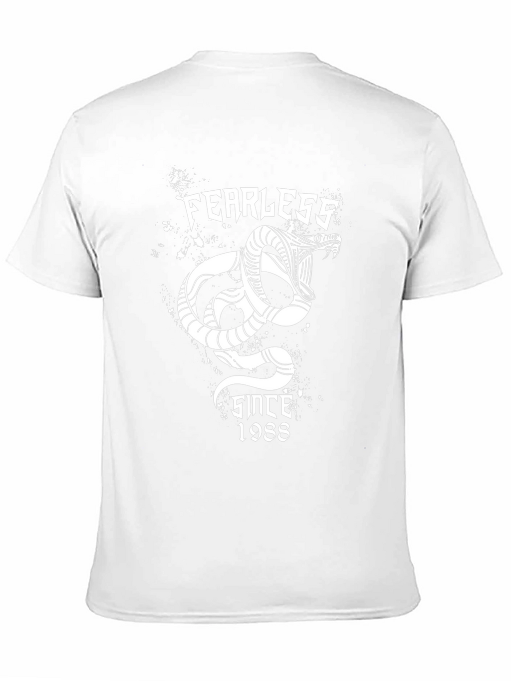 Fearless Since 1988 Snake Graphic Tee - Black