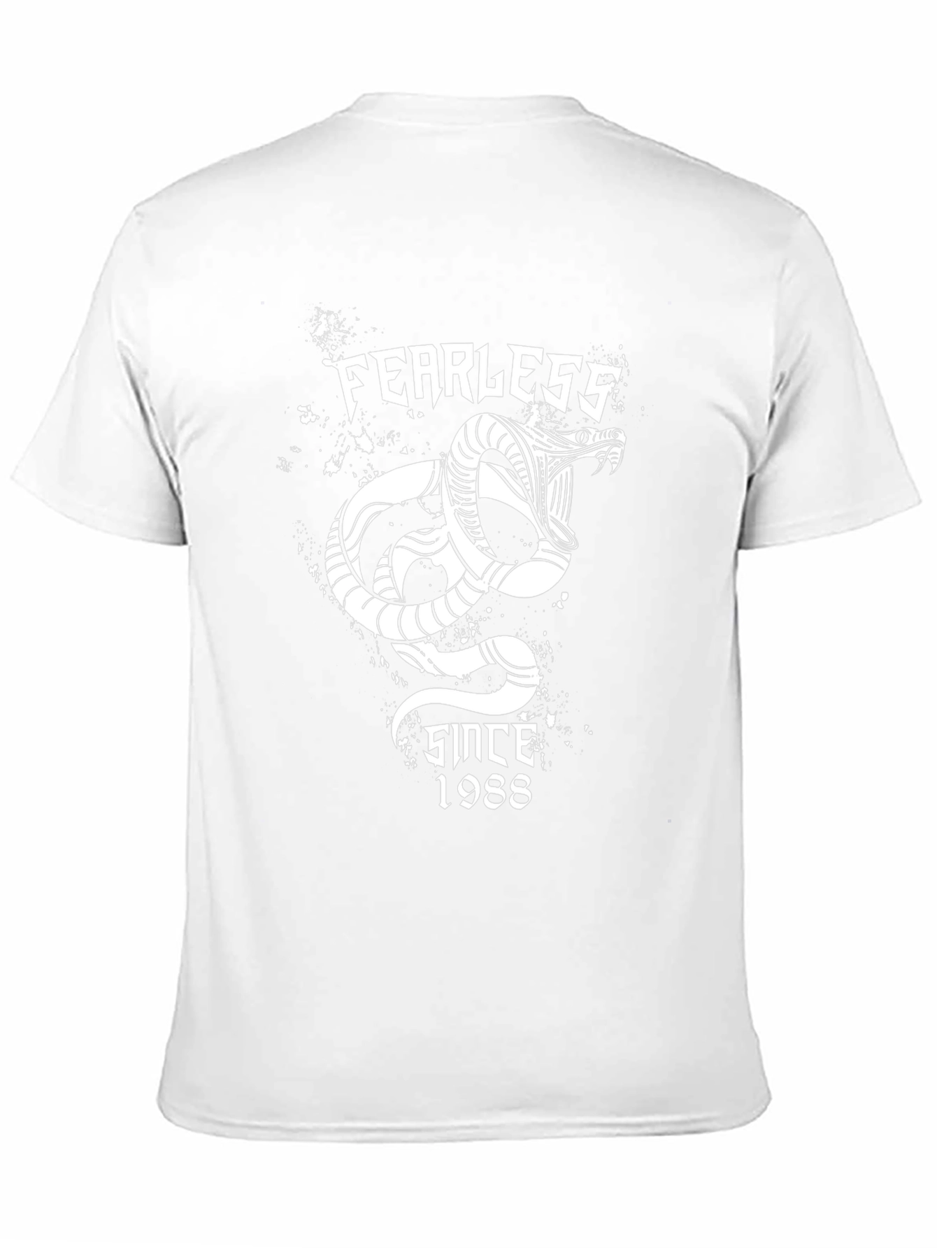 Fearless Since 1988 Snake Graphic Tee - Black