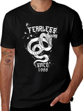 Fearless Since 1988 Snake Graphic Tee - Black
