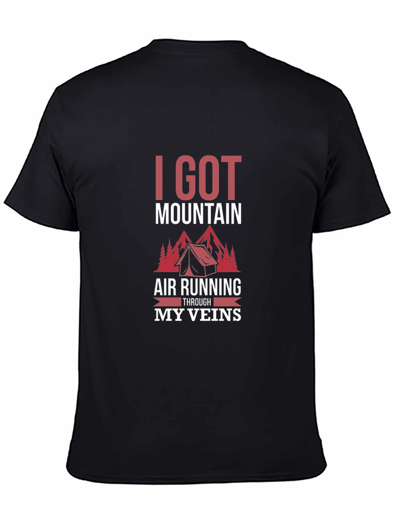 Mountain Air Running Through My Veins T-Shirt