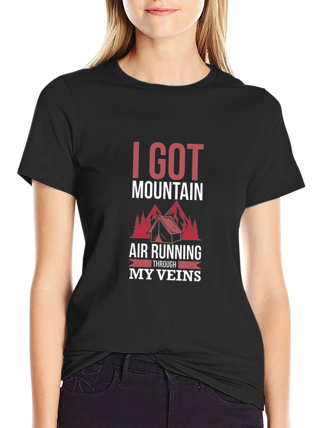 Mountain Air Running Through My Veins T-Shirt