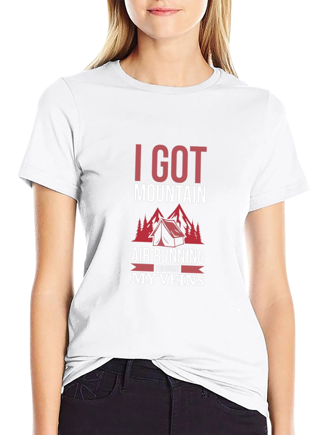 Mountain Air Running Through My Veins T-Shirt