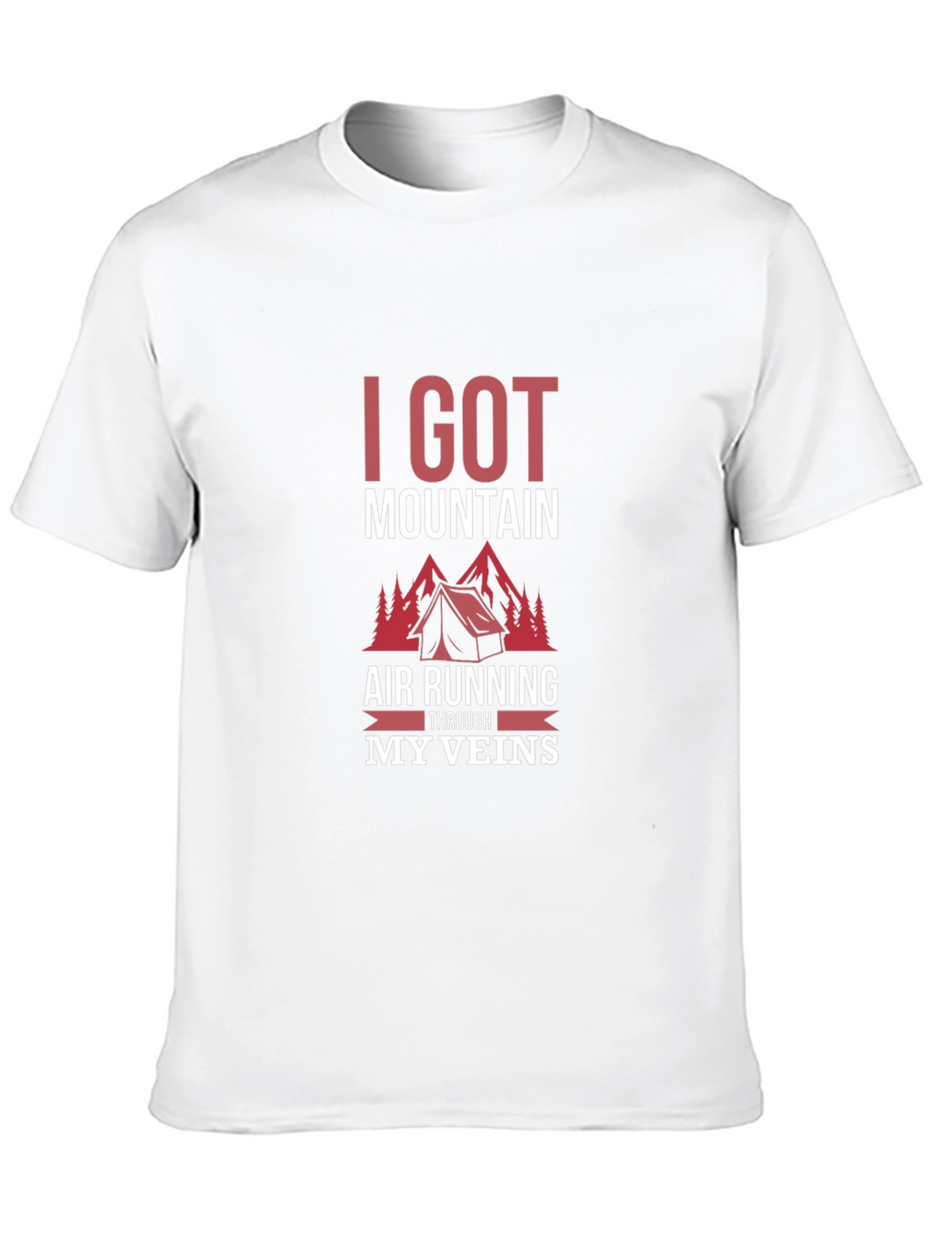 Mountain Air Running Through My Veins T-Shirt
