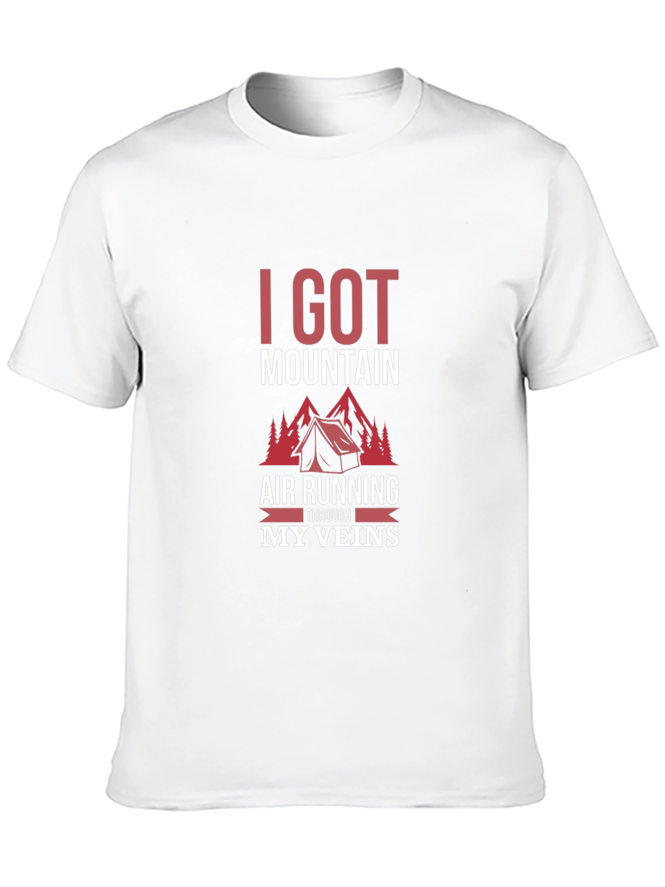 Mountain Air Running Through My Veins T-Shirt