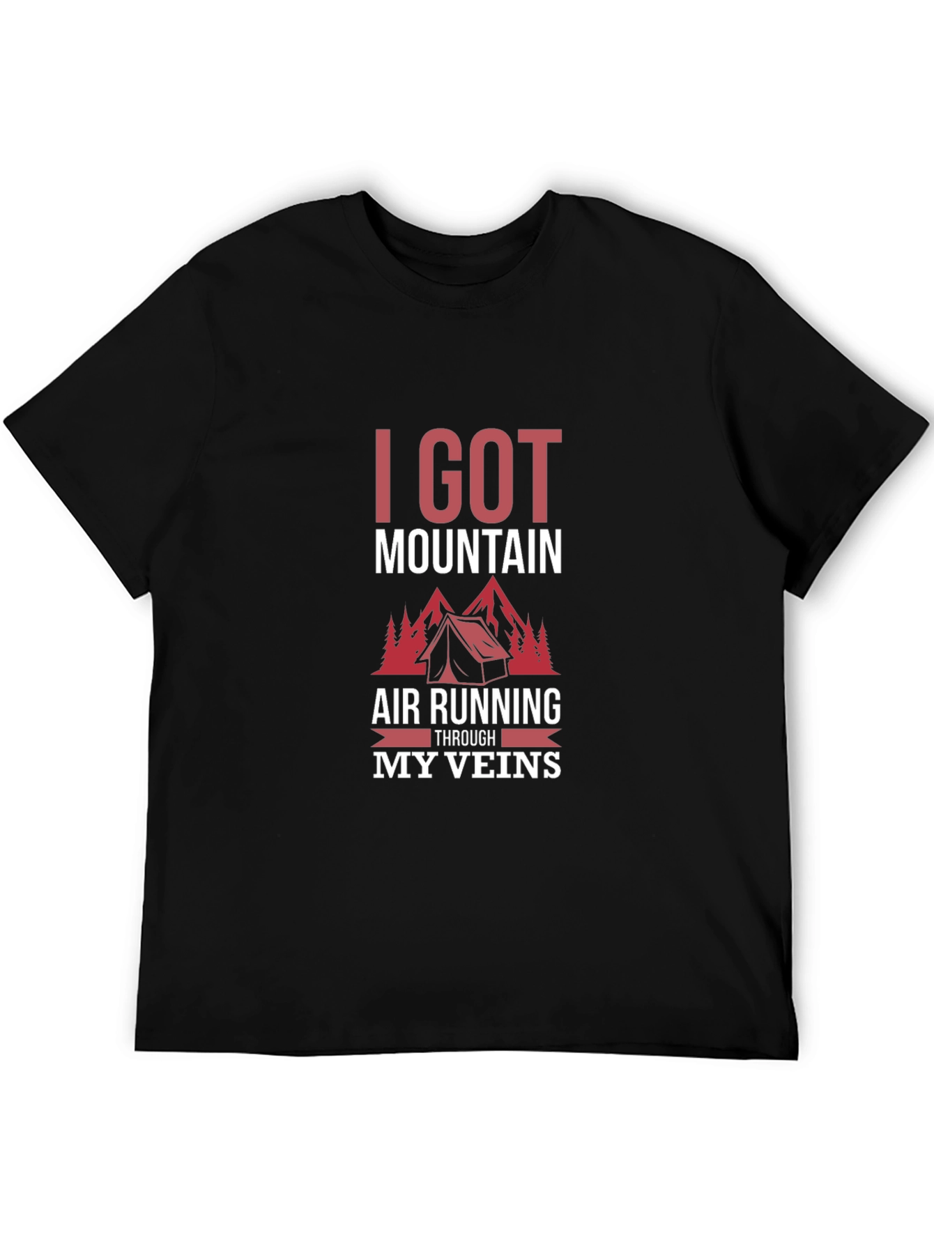Mountain Air Running Through My Veins T-Shirt